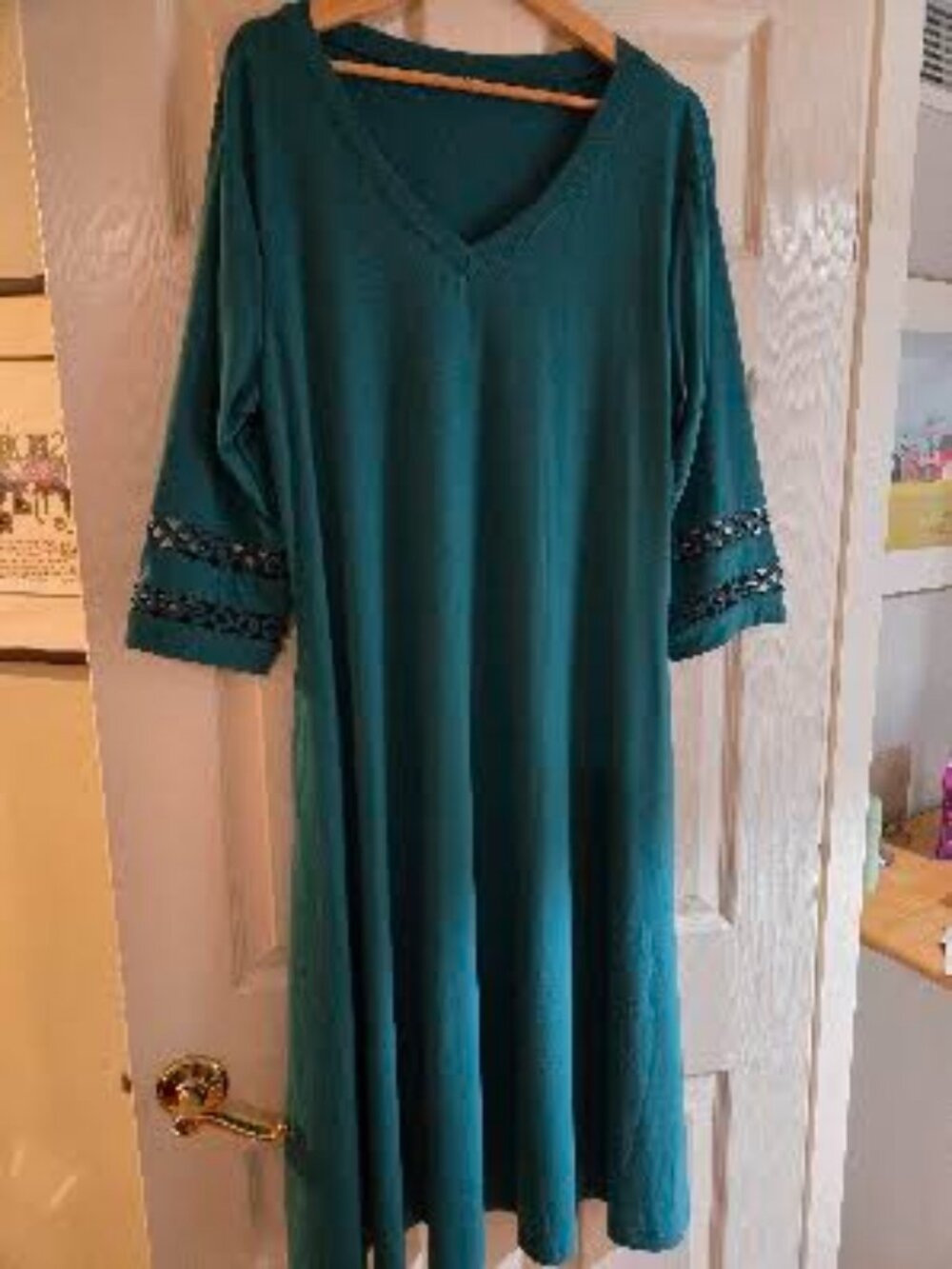 Midi Dress in a flattering shade of green